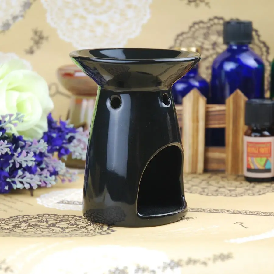 Ceramic Mini Oven Oil Warmer, Porcelain Tealight Candle Diffuser
