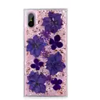 Design real flower conch pattern square phone accesory case for iPhone