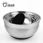 kitchen unbreakable mirror finish stainless steel fruit mixing bowls set of 7