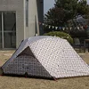 Korea Style Lightweight Double Layer Couple Family Camping Dome Tent