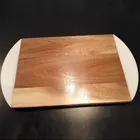 Heart Square White Shape Slate Marble Plates