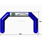 Inflatable Running Arch with LOGO print,Top quality sealed inflatable arch/Finish line/Start line with hanging banner