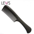 High quality custom black carbon fiber manufacturer of hair comb for women