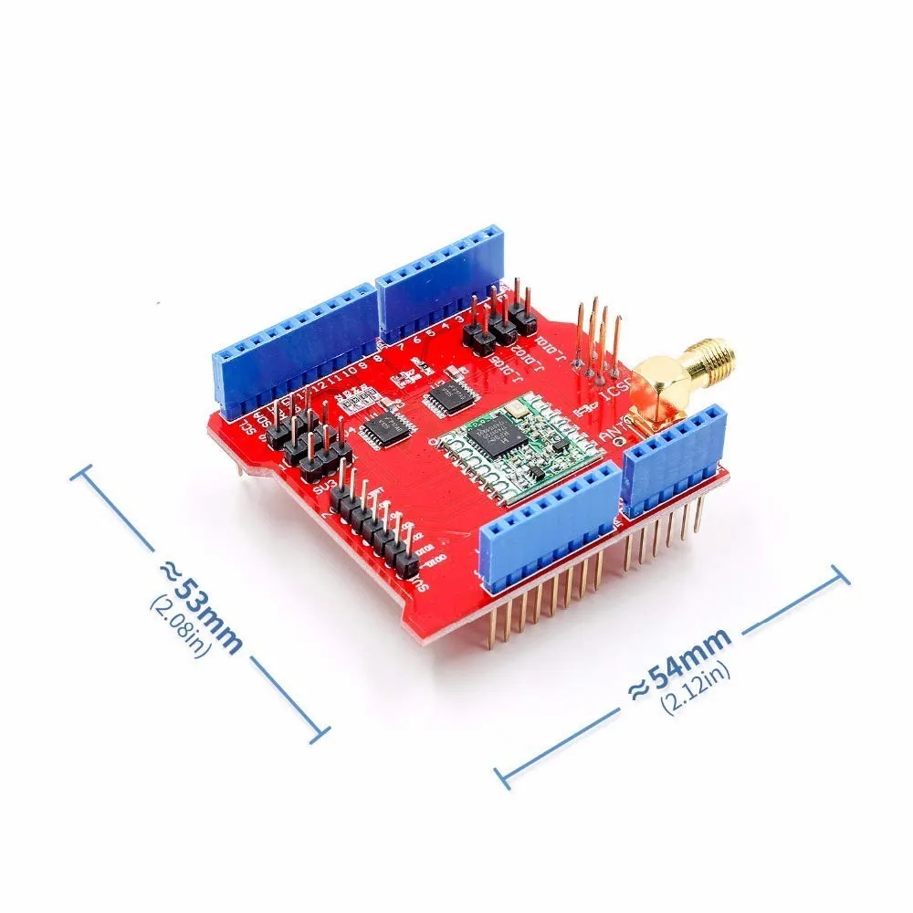 Long Distance Wireless 433/868/915Mhz Lora Shield for Leonardo UNO Mega2560 Due - ANKUX.COM