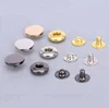 2017 custom high quality painting metal iron snap buttons for clothing