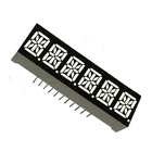white 0.4" 6 digit 14 segment led alphanumeric display
