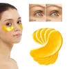 Hot sale! 24k Nano gold collagen eye mask eyelash extension eye patch for dark circle removing cream