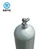 Silver EN ISO7866 Standard Aluminum Oxygen Gas Cylinder With TUV Mark Sell For Europe Market Used Diving Club