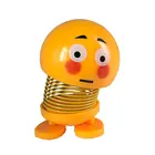 Cute Gift Wholesale New Arrival hot sell Smiling face spring doll for car