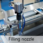 Pneumatic semi automatic shampoo detergent filling machine, bottle filler