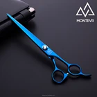 Titanium coating dog grooming scissors 8 inch tip pointed pet grooming scissors