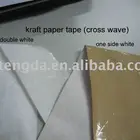 Wave Paper Tape White Kraft Paper Tape Cross Wave