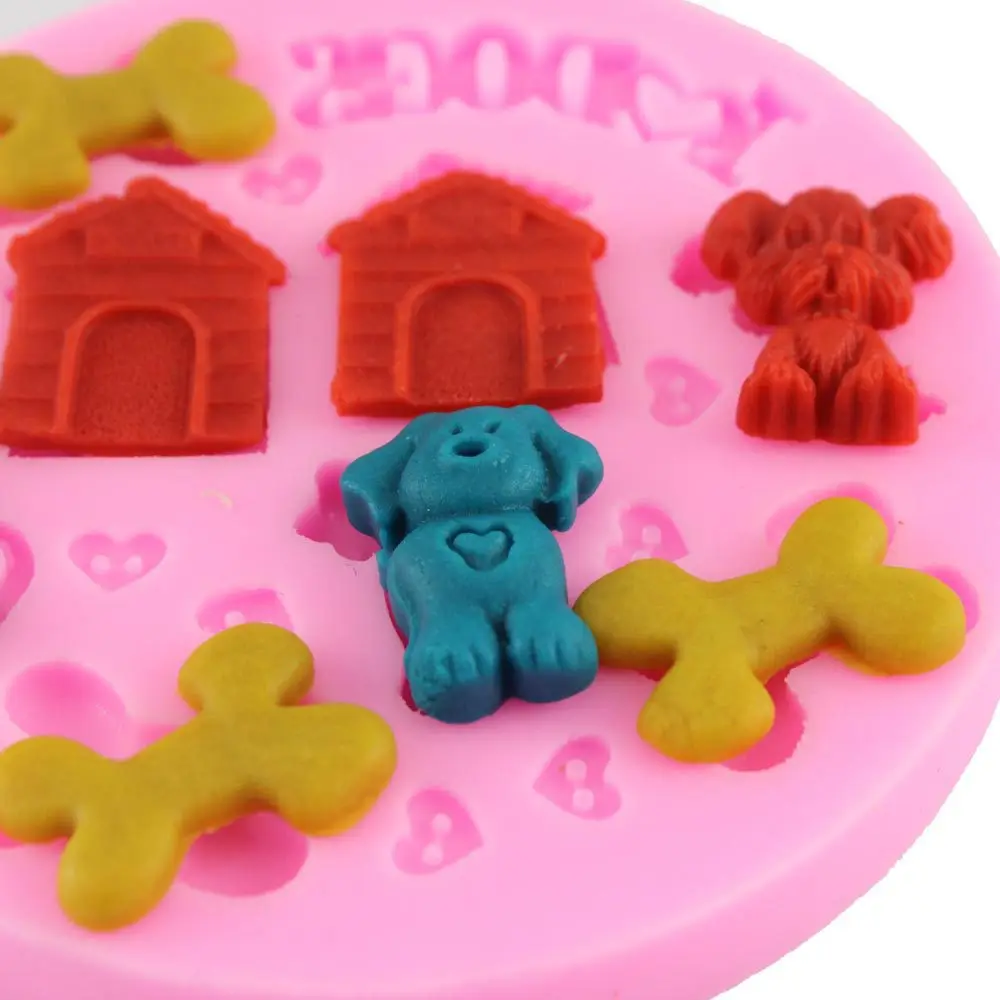 silicone cake mold Chocolate Mold DIY baking tools baking mold - pet dog taobao 1688 agent
