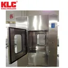 Clean Room Equipment Pass Box with Air Shower / Stainless Steel 304 Dynamic Pass Box