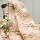 gentle embroidery lace fabric with hole for decoration