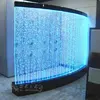 Custom Bubble Water Wall with Lights and Remote Control LED Screens & Room Dividers