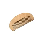 Nice and cheap pear wood hair and beard wooden comb