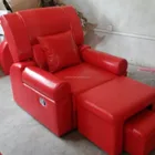 Classic Hot Sale Wide&Thick Seat Red Electric Reclining Foot Massage Chair(HH001)