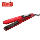 ENZO 2019 New hot sale professional salon styler flat iron red steam hair straightener