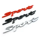 Front/Rear car Styling Door Trunk Sport Emblem Fender Trim Kit window glass sticker