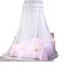Mosquito Net Dome, Princess Bed Canopy Netting Elegant Lace with 2 Butterflies for decoration Bedroom Decor Dream Tent