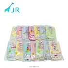 printed knitted terry cotton baby bib burp cloth