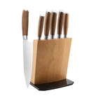 Same the Amazon 6pcs stainless steel knife set with knife block