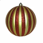 Promotional products Huizhou 12cm Pumpkin shape Christmas balls christmas decorating