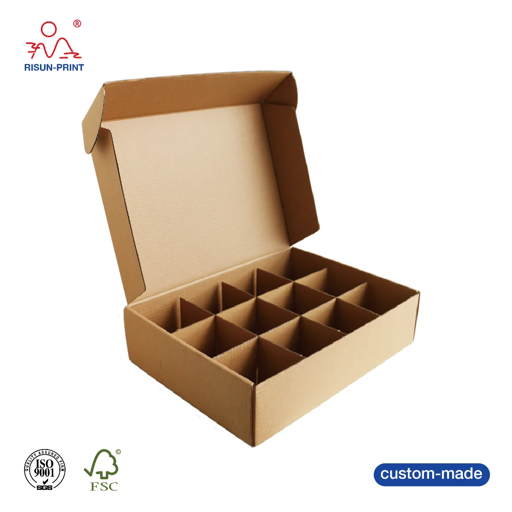 custom print kraft shipping fruit packing box/foldable carton