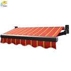 Flexible Aluminum Outdoor Sun Or Rain Shelter Awnings For Door Patio Balcony