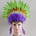 Feather Mardi Gras Masks Costume Party Masquerade