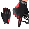custom skid-free breathable fingerless motocross cycling bike protection gloves