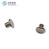 Steel round head plating electrical silver contact rivet