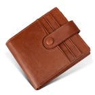 2019 Customized Vintage PU men's leather Coin Purse wallet