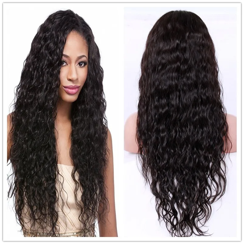 Fast Shipment Wet And Wavy Virgin Brazilian Human Hair Full Lace