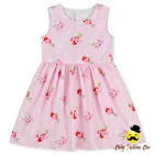 Frock Cotton Latest Frock Designs For Teenage Girls 100% Woven Cotton Printed Chick Sleeveless Smocked Baby Dress