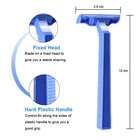 Single blade disposable hygienic medical razor with comb for hospital and tattoo shop
