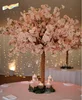 Artificial silk cherry blossom table tree flowers wedding centerpiece trees for sell decoration wholesale