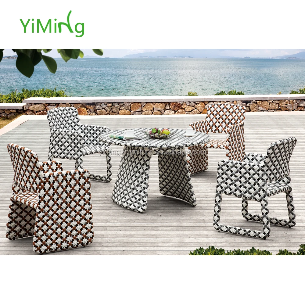 Jean Leisure Garden Pe Rattan 4 Seater Dining Kd Furniture Sets Ar