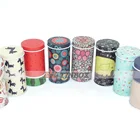 Colorful Round Small Stick Gift Tin Can
