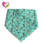 Custom Printing Design Baby Bandana Drool Bibs Organic