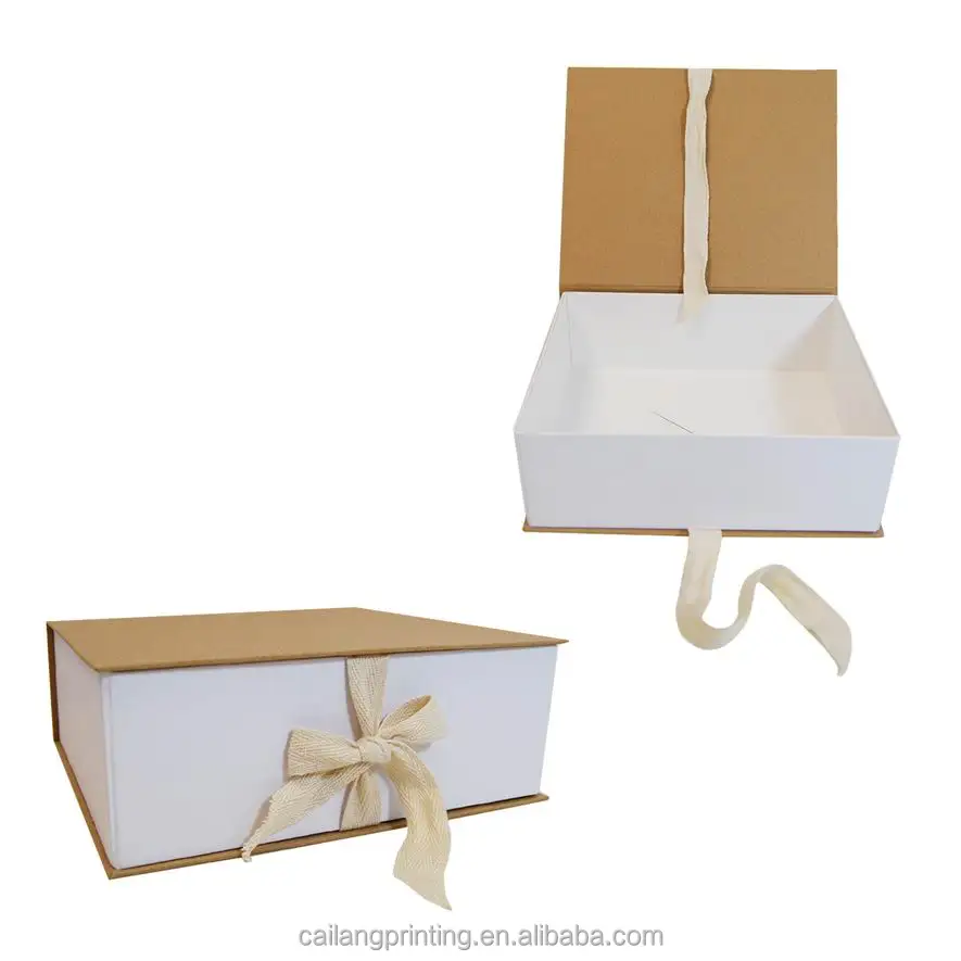 high quality luxury customized paper bow tie box book shaped