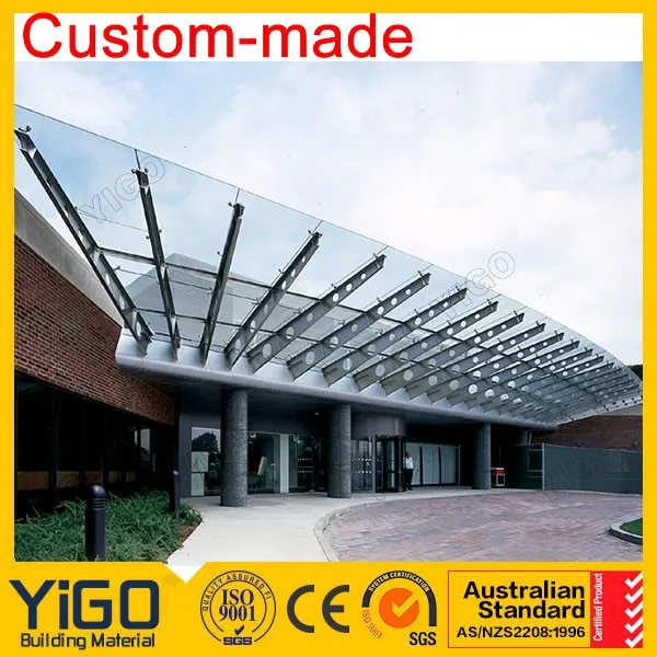 ガラスステンレス鋼用キャノピードアキャノピーマガン/のガラスの屋根仕入れ・メーカー・工場
