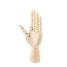 Wood Wooden Hand Wholesale Multi Sizes Flexible Wooden Mannequin Hand For Home Office Table Decoration