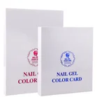 BIN 308 color Nail Art Salon Color Chart Nail Gel Polish Display Book