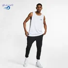 Custom printing logo gym fitness men tank top