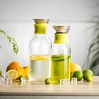 hot water glass pitcher,shaped decorative glass water pitcher