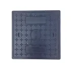 BS EN124 FRP composite sewer manhole cover with frame OEM service