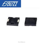安定したサウンド小型 9 ミリメートル 3V 4000 60hz SMD 圧電ブザー FUET-9018