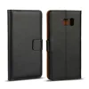 luxury Magnetic black flip folio genuine Wallet leather stand phone case cover for iphone 11 pro max 7 8 plus with card holder